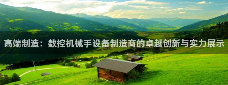 天辰2娱乐：高端制造：数控机械手设备制造商的卓越创新与实力展示